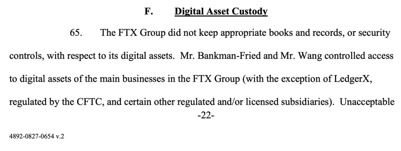 长推：FTX 破产文件要点解析